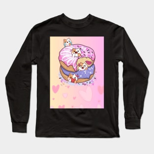 Cats party Long Sleeve T-Shirt